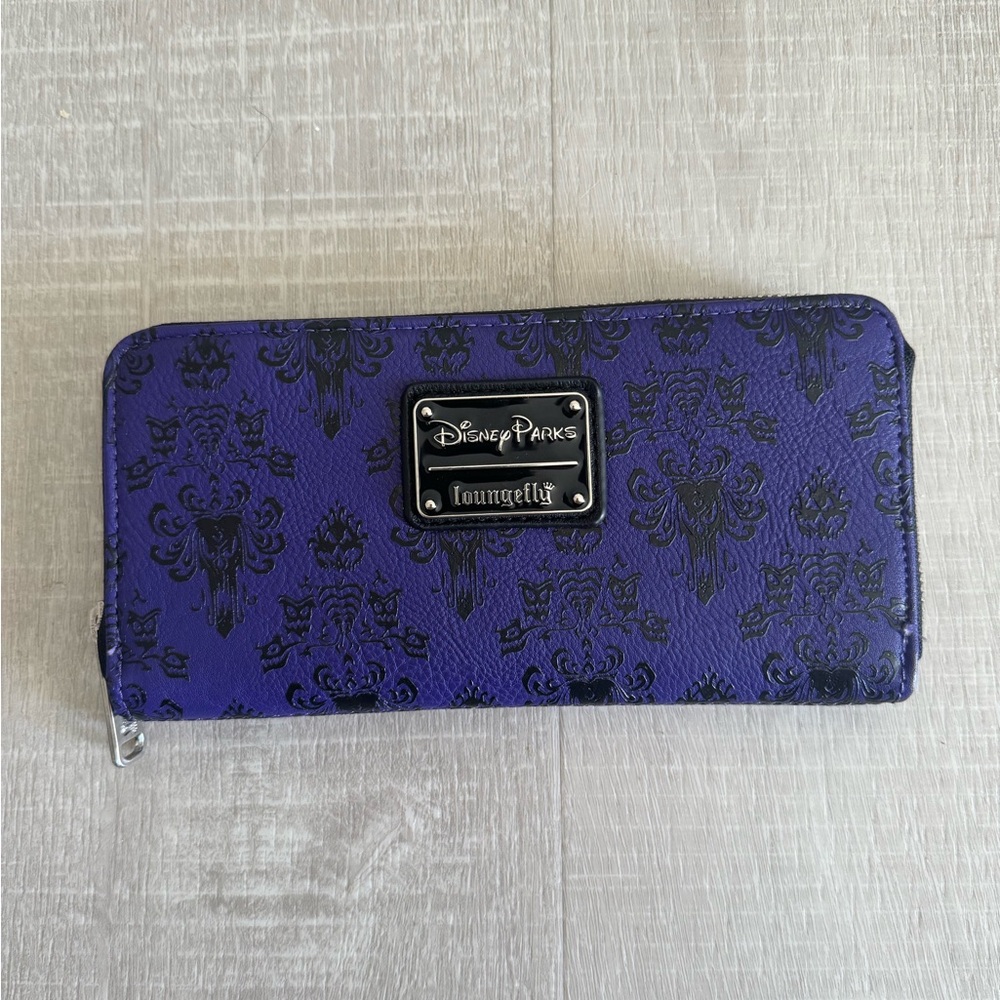 Loungefly Haunted Mansion Purple Wall Paper Wallet